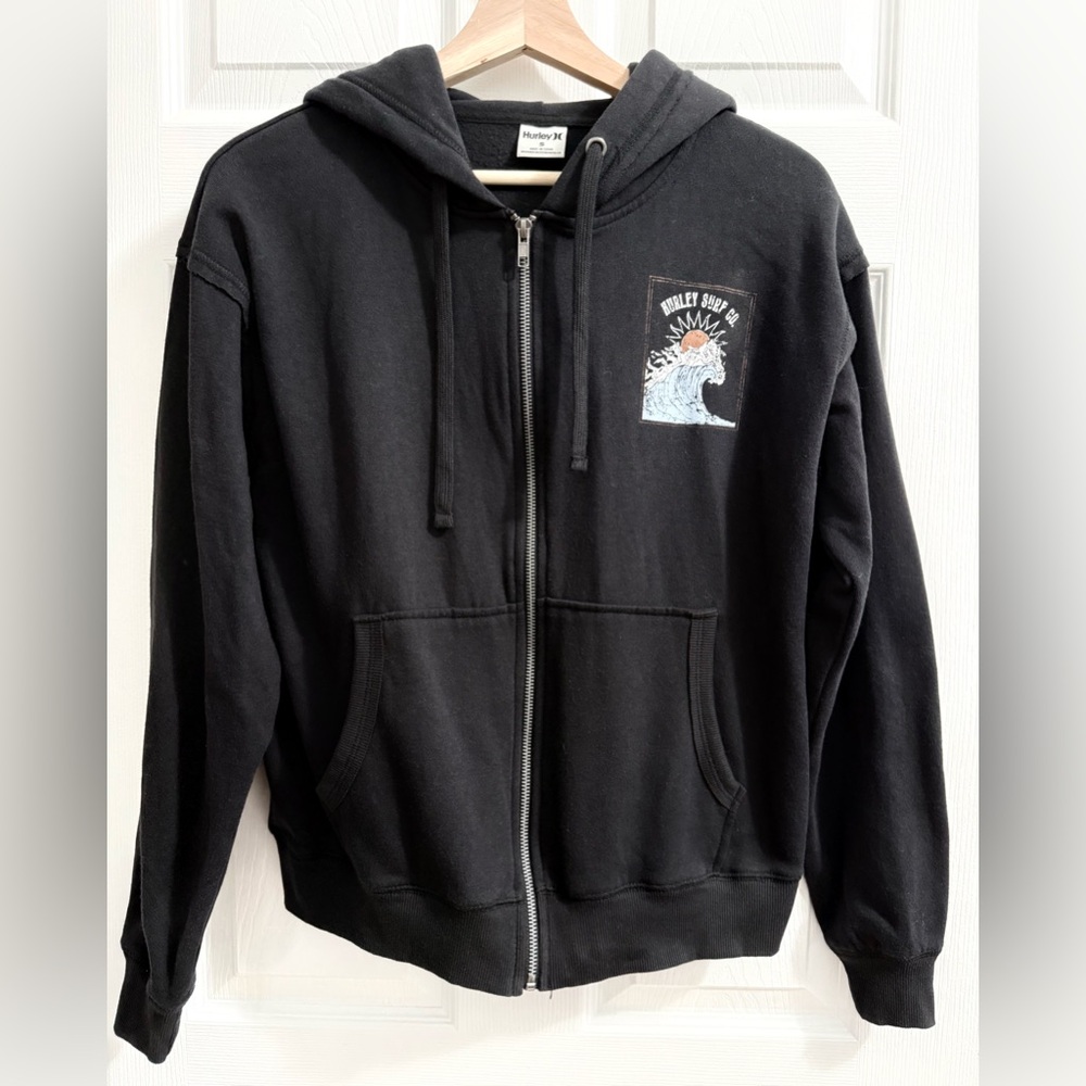 Hurley Black Graphic Hoodie